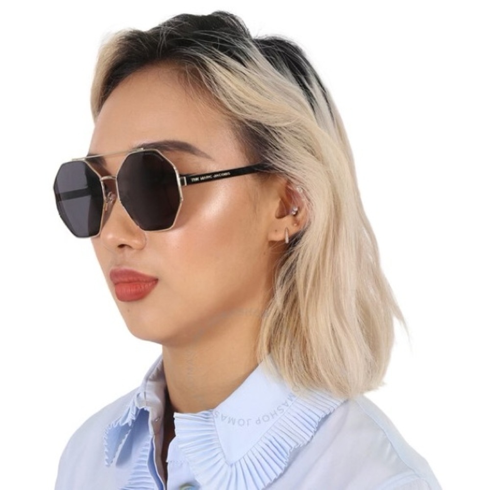 Marc Jacobs Black Aviator Sunglasses
